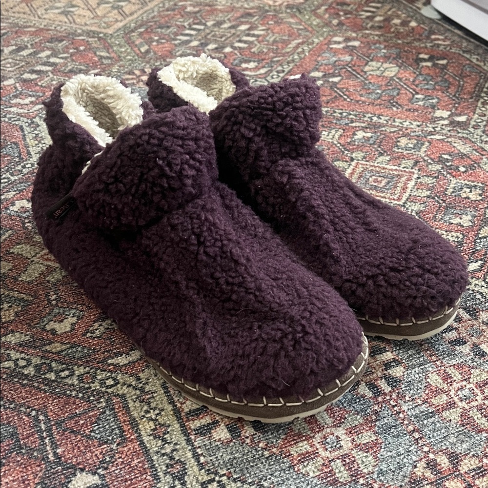 L.L. Bean Purple Slippers